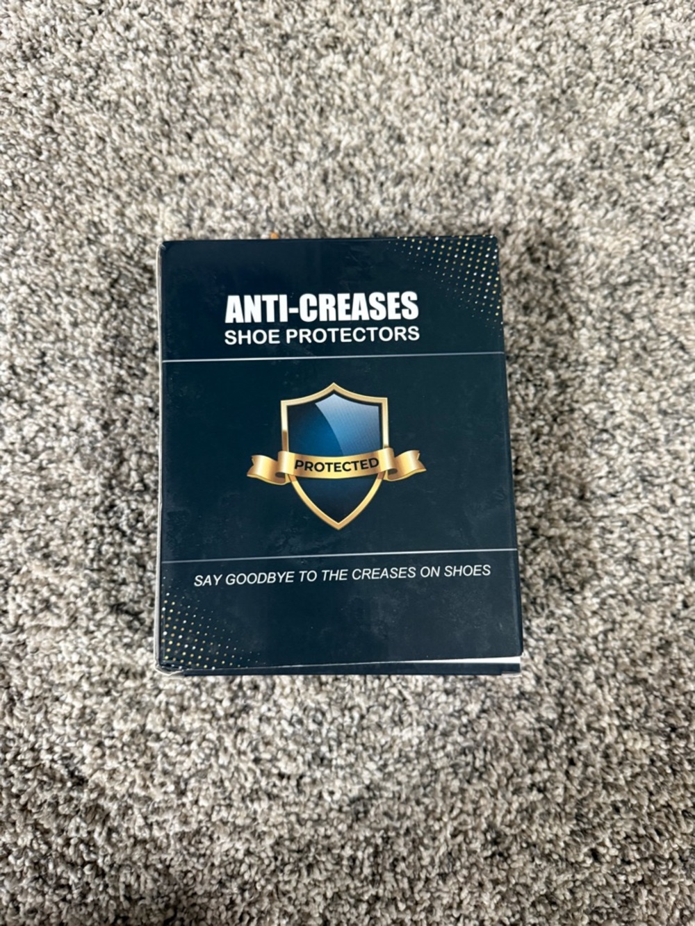 Anti-Creases Shoe Protectors - Black & Gold Packaging